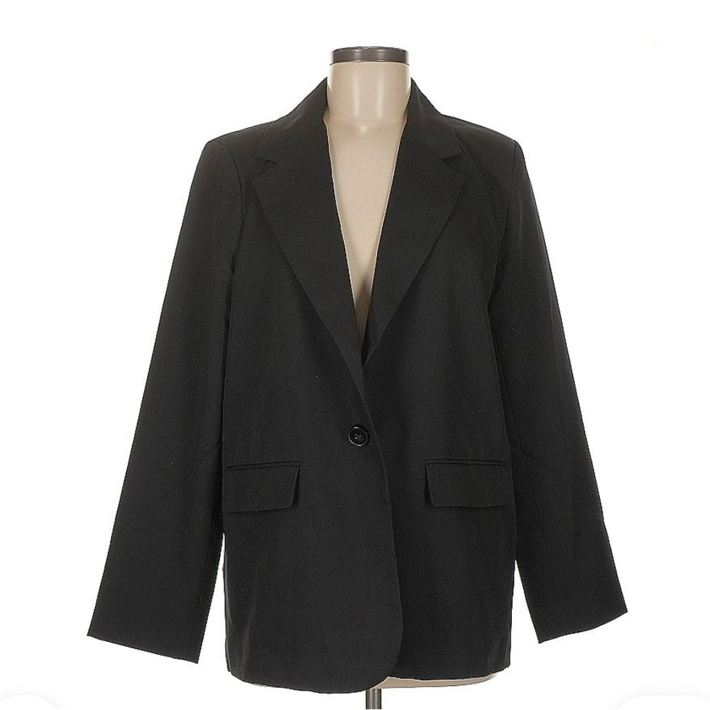 Band of the Free Women’s Classic Black Jacket Notched LapelsExcellent Size M